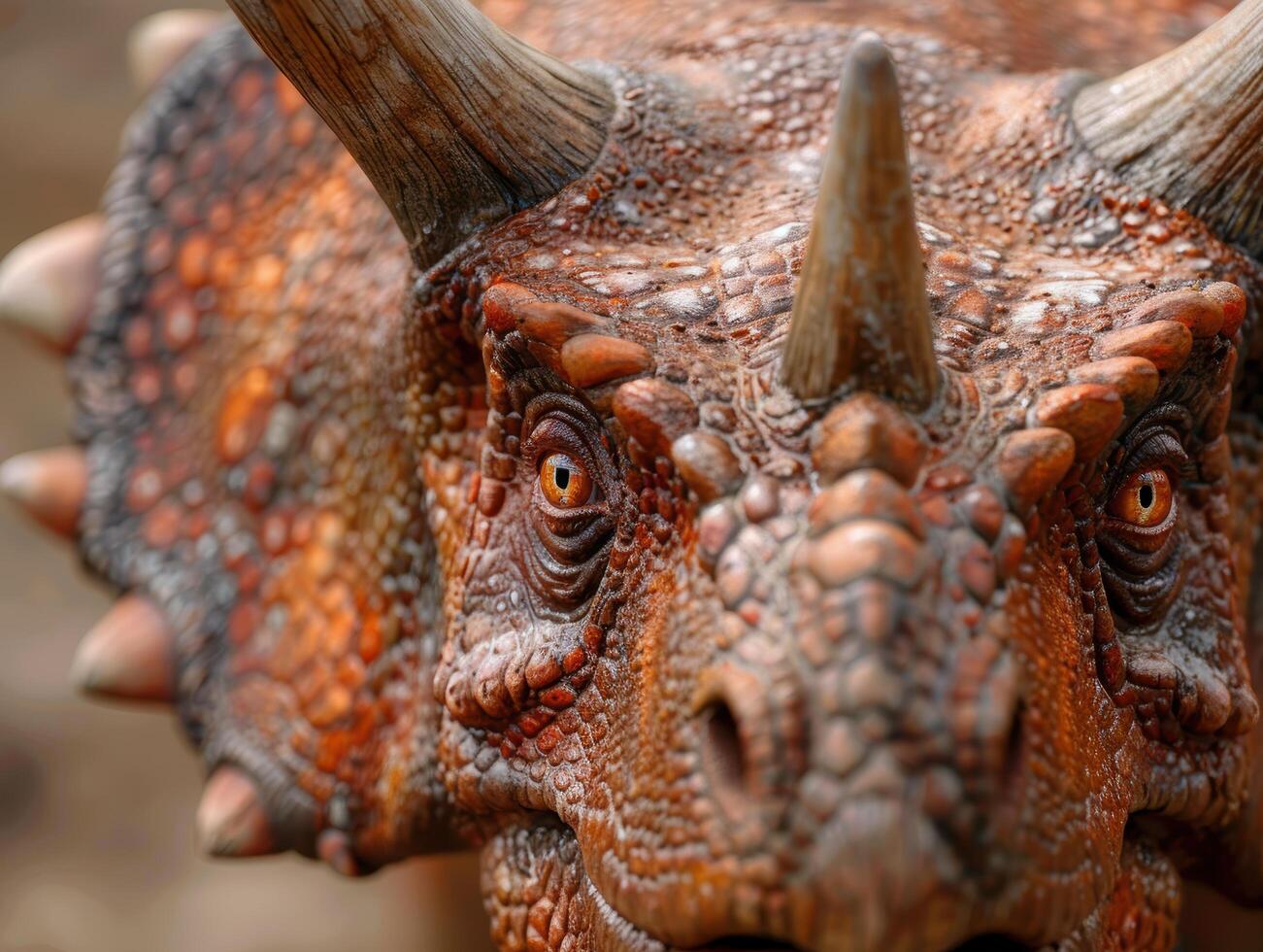 Closeup of a colorful chameleon with intricate skin texture photo