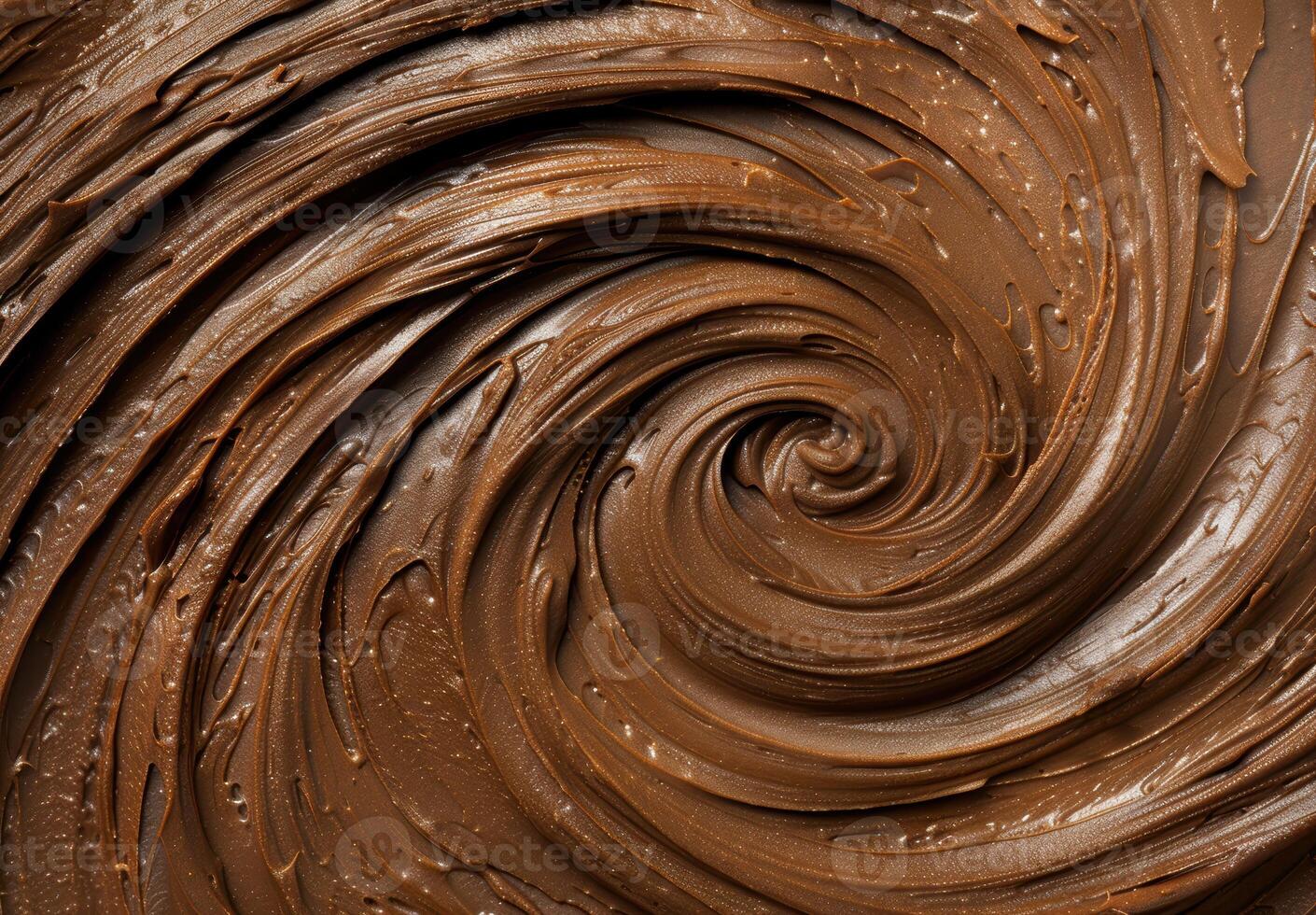 Swirling chocolate texture photo
