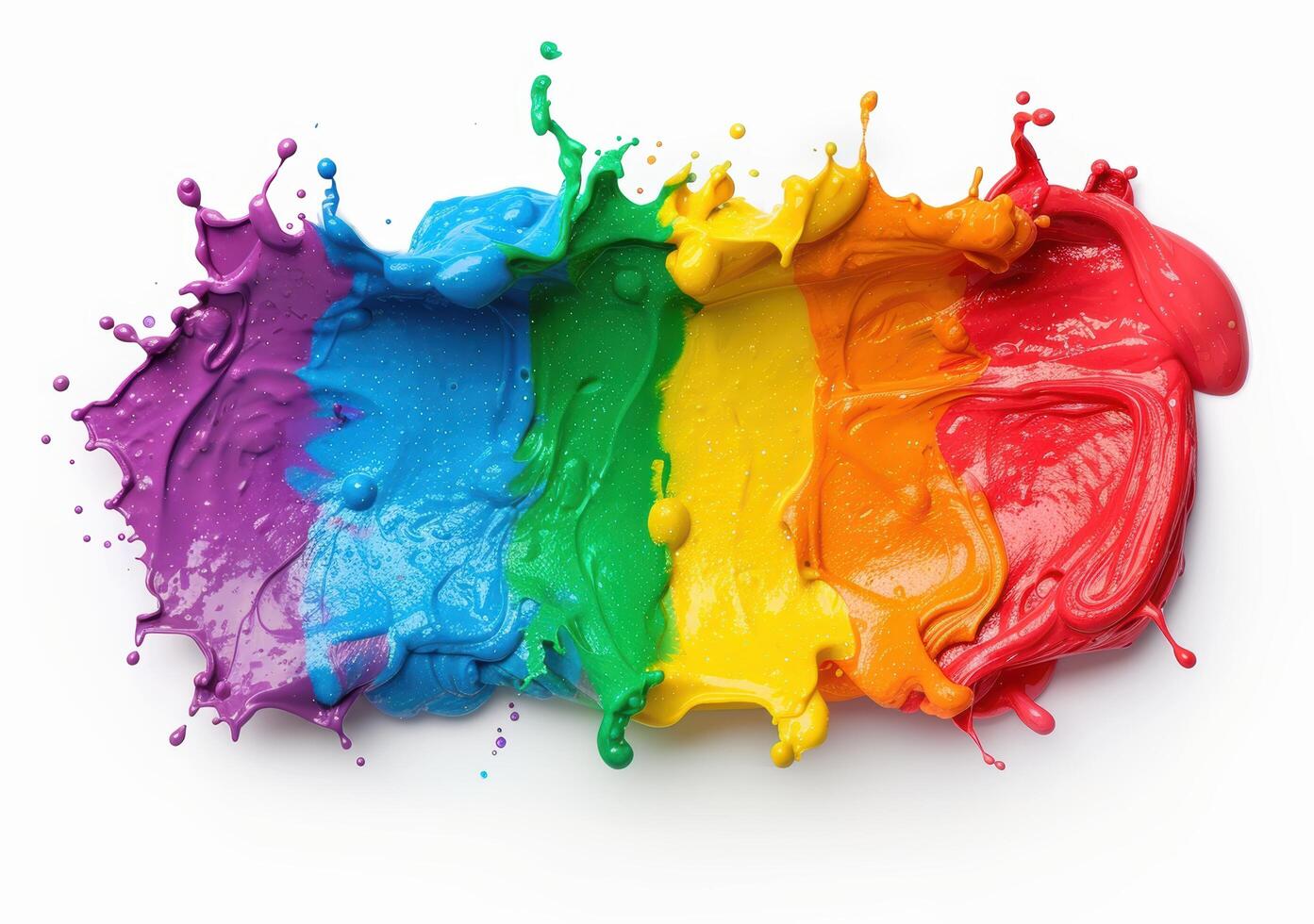 Colorful paint splash abstract background photo