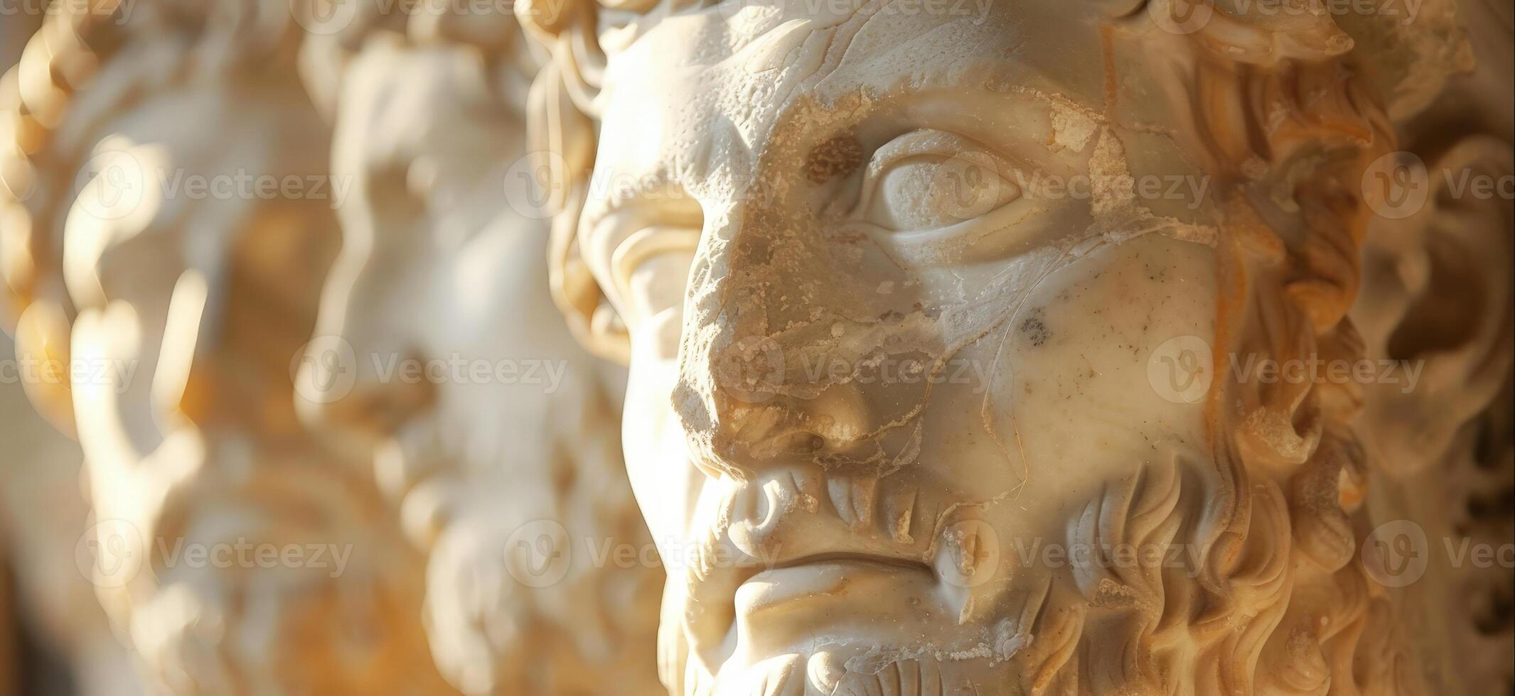 Intricate stone carving of a mythical creature photo