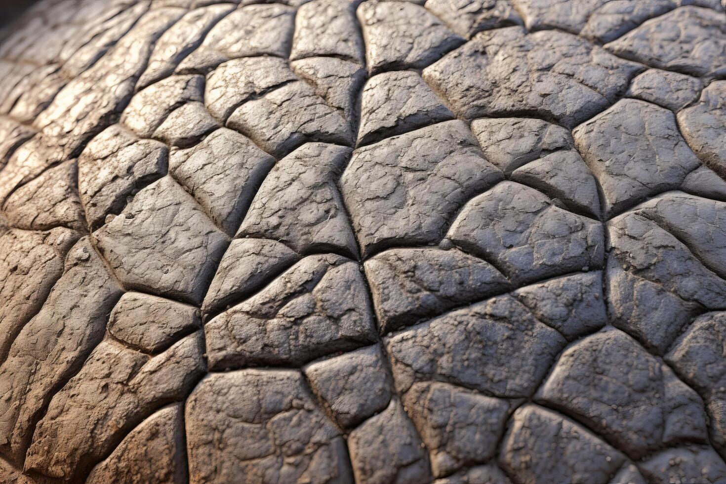 Cracked earth texture with intricate patterns photo
