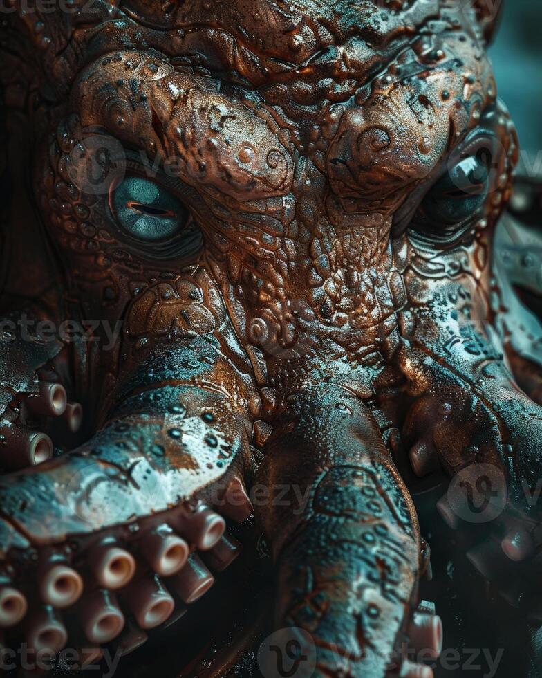 Intricate Alien Creature Close Up photo