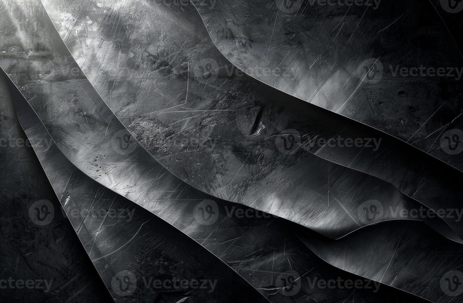abstract black and white background with textured patterns photo