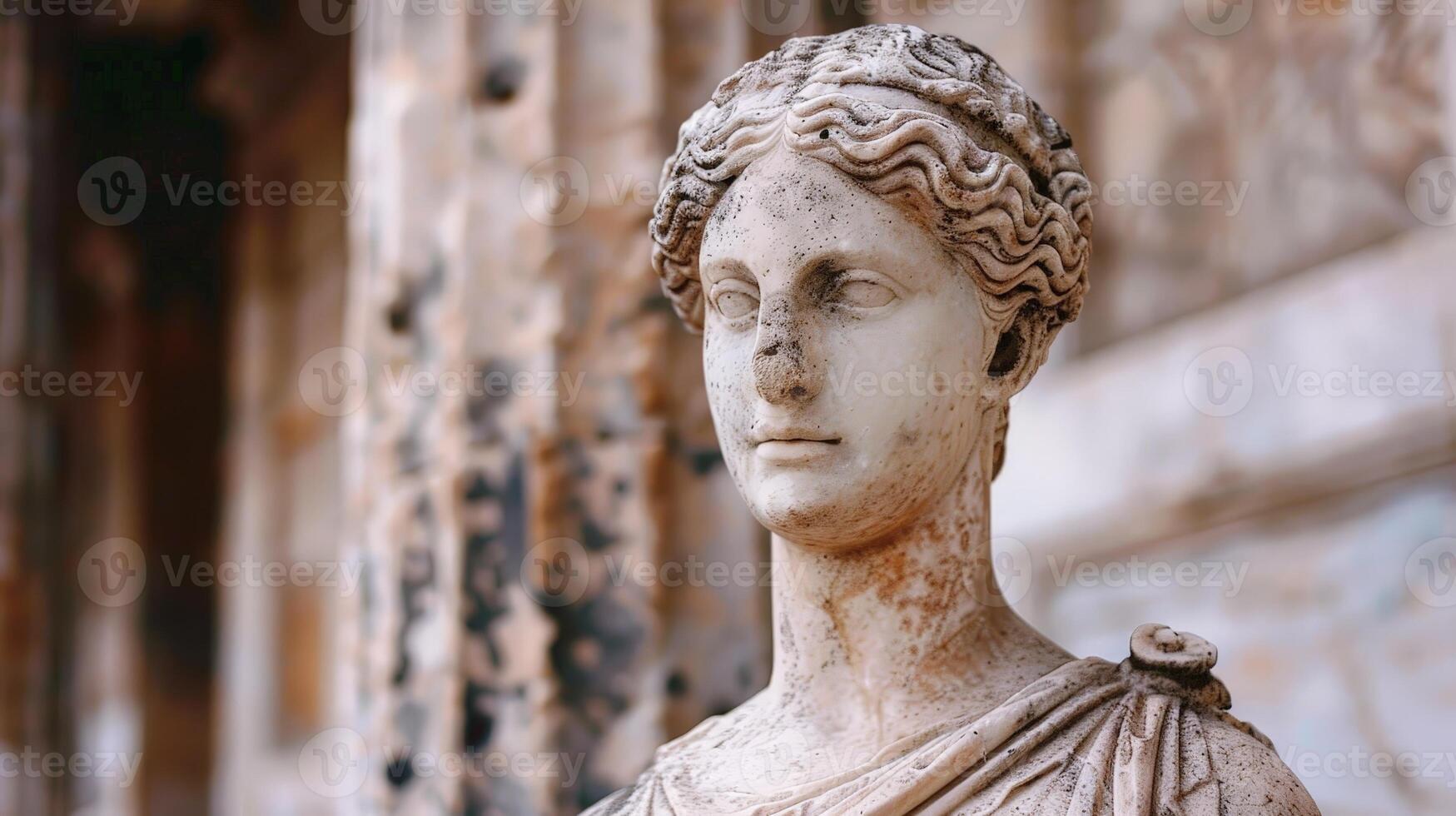 ancient greek statue of a woman photo