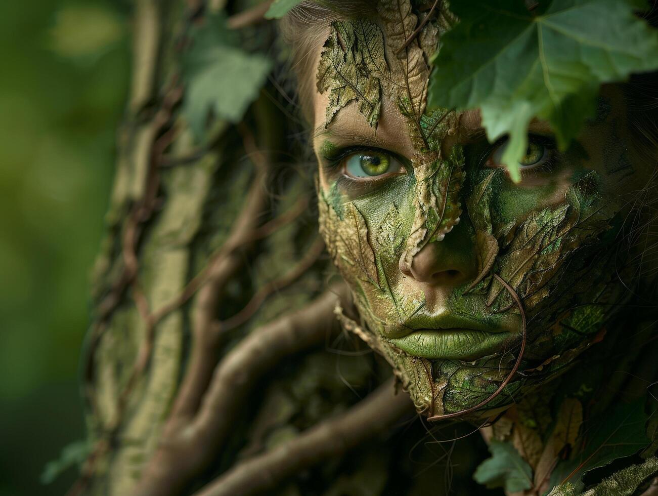 Mysterious forest spirit photo