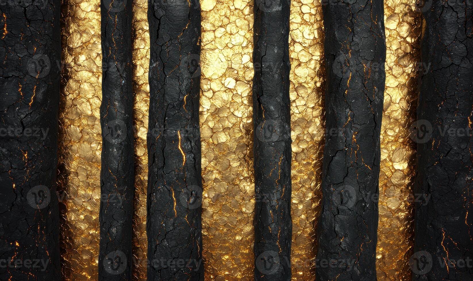 Dramatic golden and black textured background photo