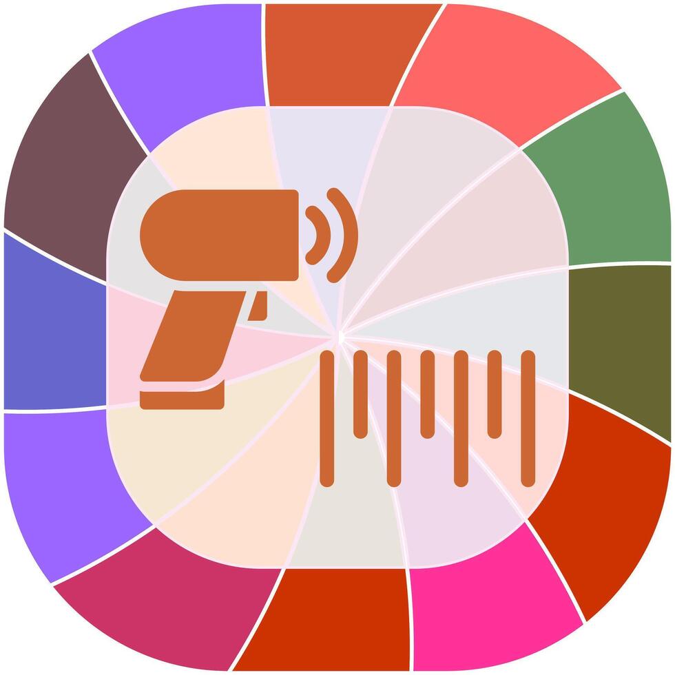 Barcode Scanner Icon Design vector