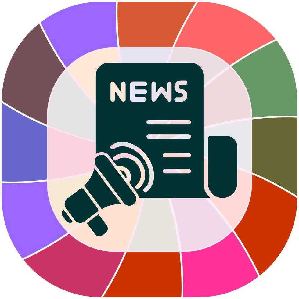 Newspaper Ad Icon Design vector