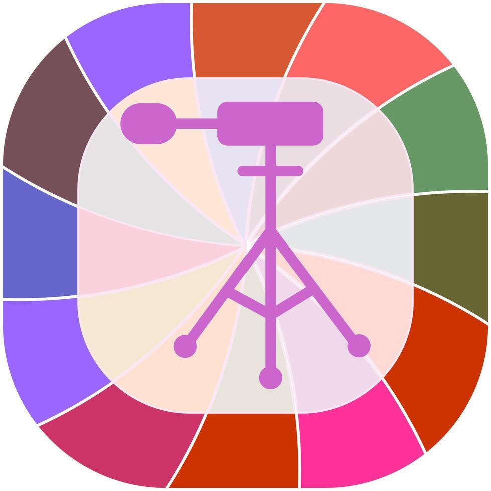Tripod Tools Icon Design vector