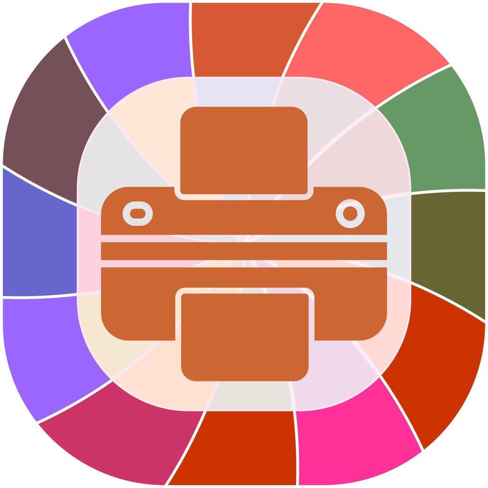 Printer Icon Design vector