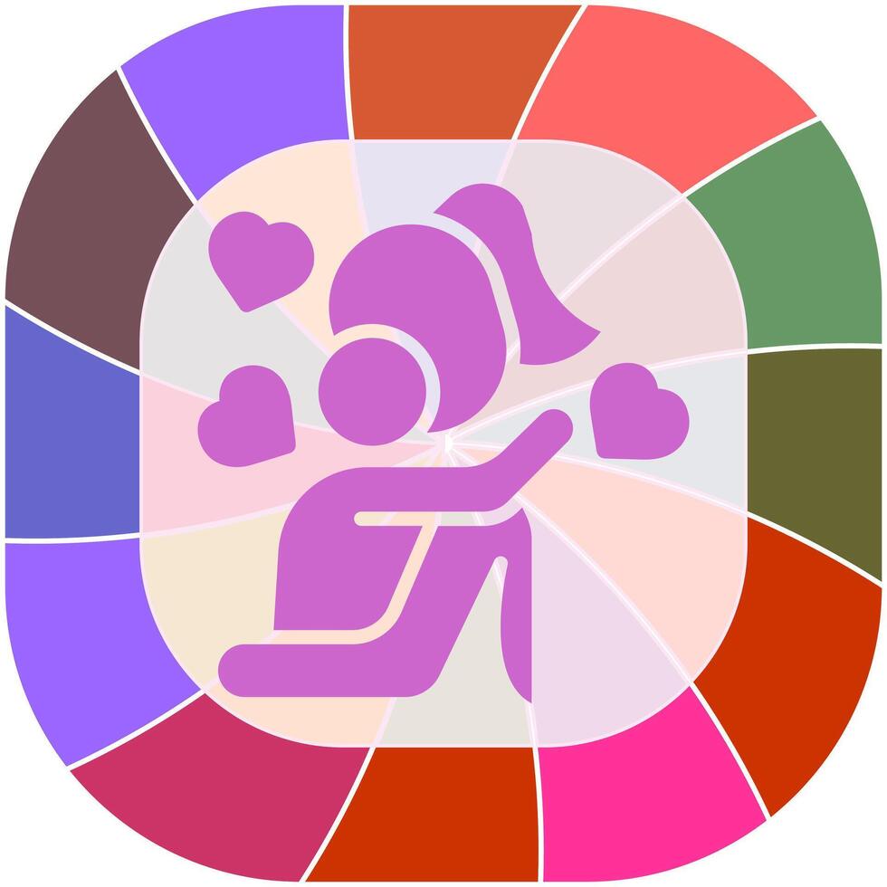 Hug Icon Design vector