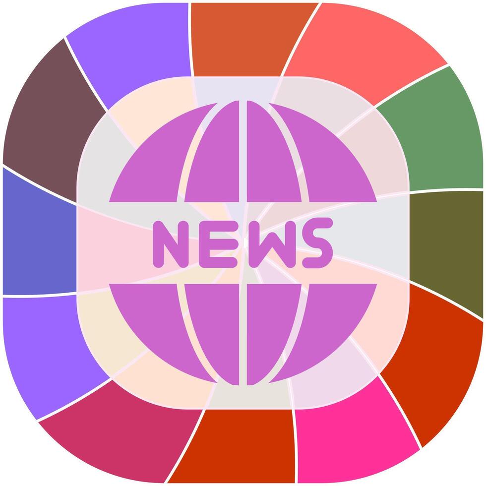 News Website Icon Design vector