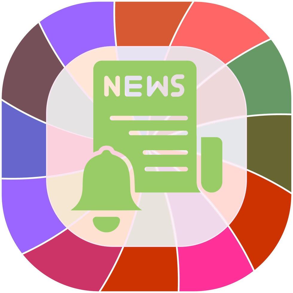 News Update Icon Design vector