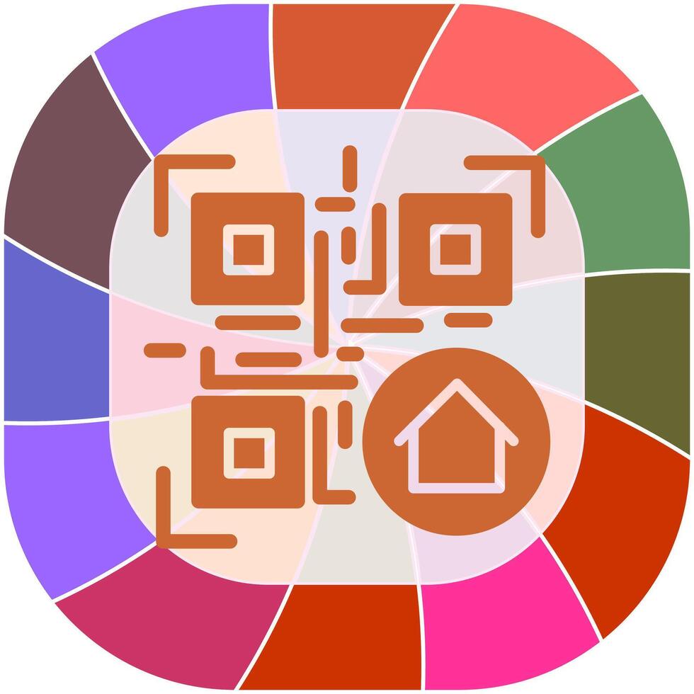 QR Code Menu Icon Design vector