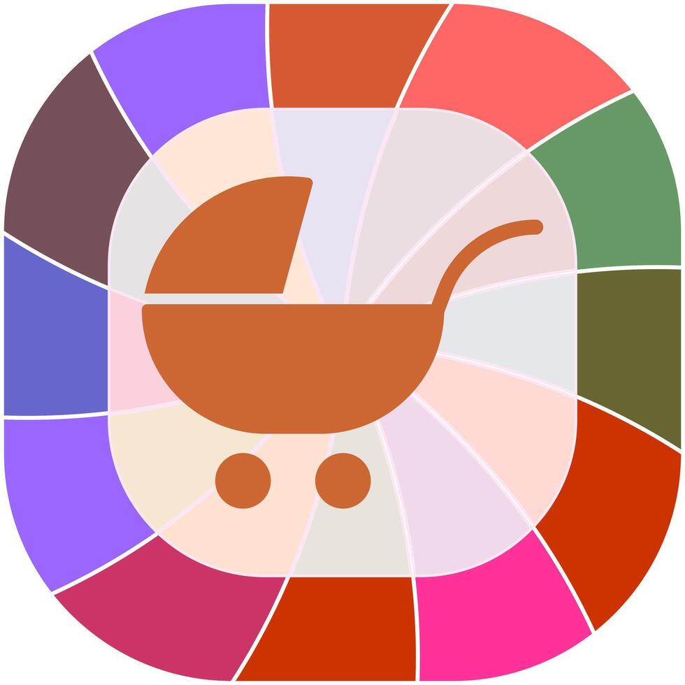 Baby Carriers Icon Design vector