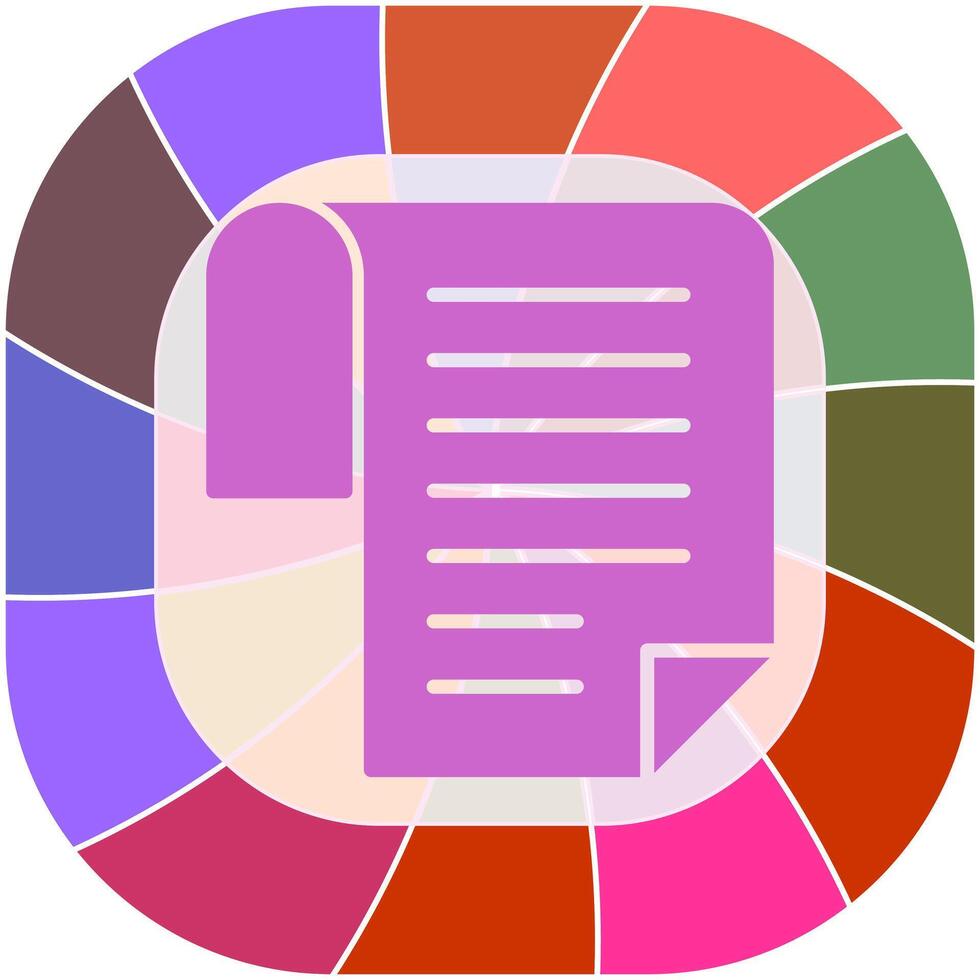 Document Icon Design vector