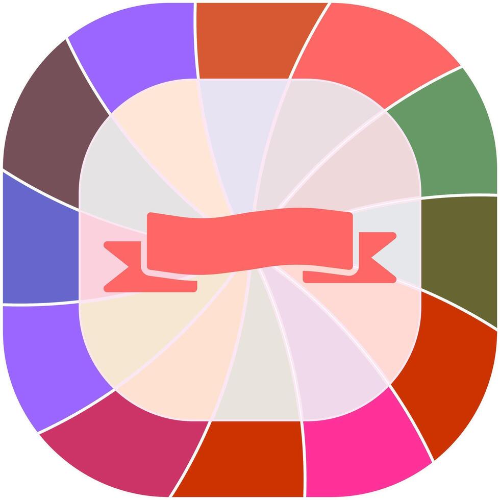 Ribbon Icon Design vector