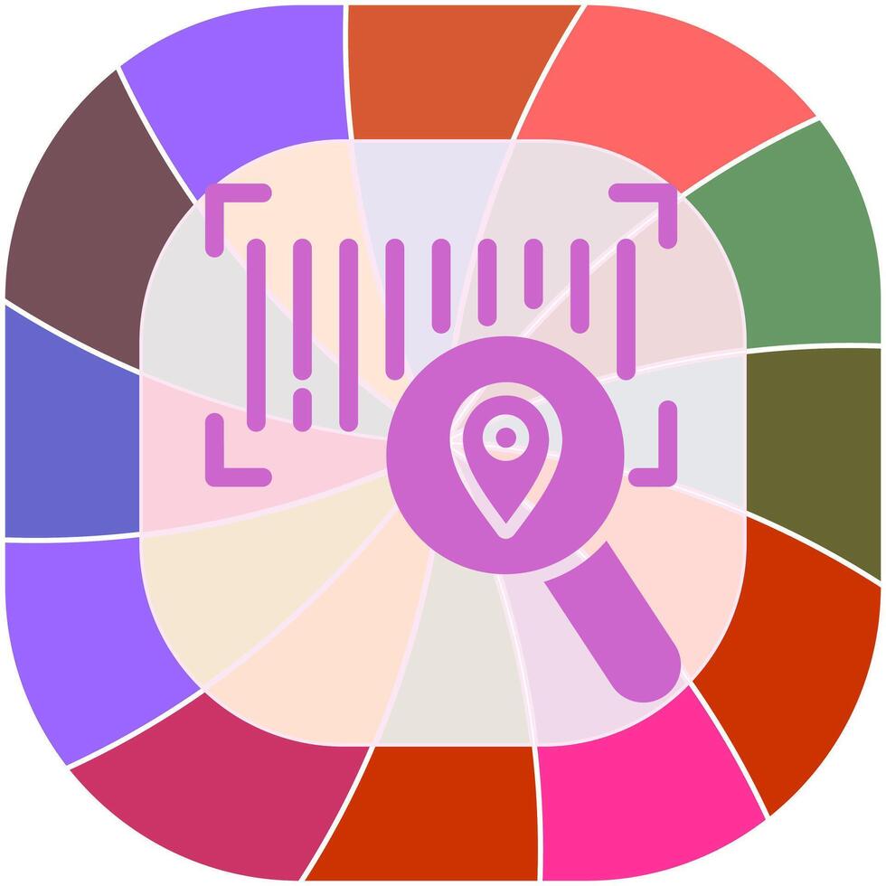 Barcode Tracking Icon Design vector