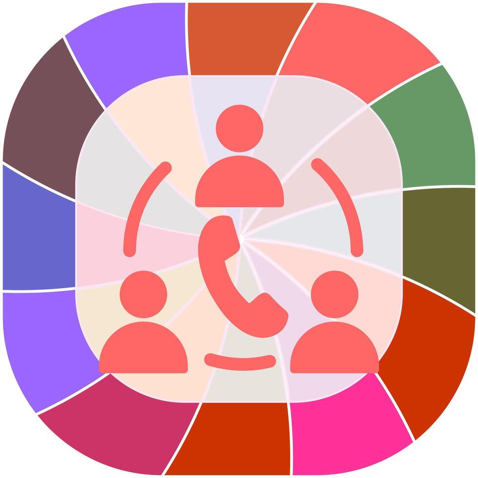 Contact Team Icon Design vector