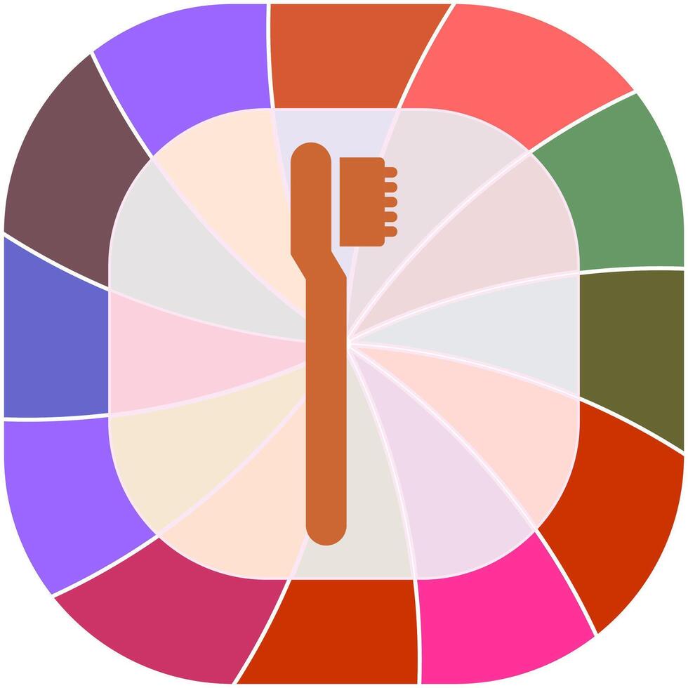 Tiny Toothbrush Icon Design vector