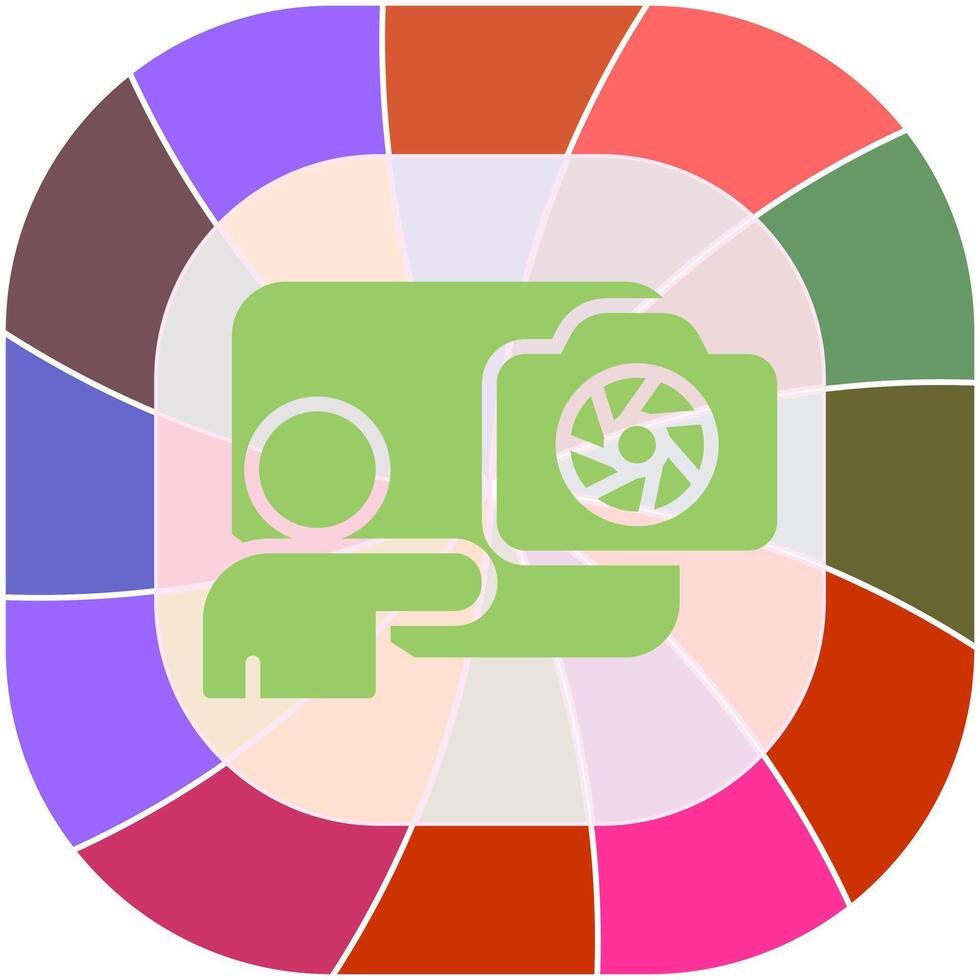 Photography Workshops Icon Design vector