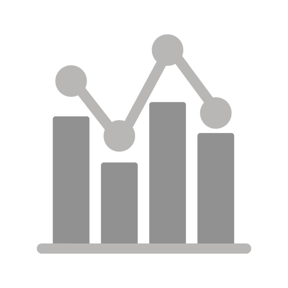 Bar Chart Icon Design vector