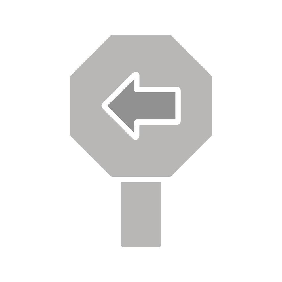 Left Arrow Icon Design vector