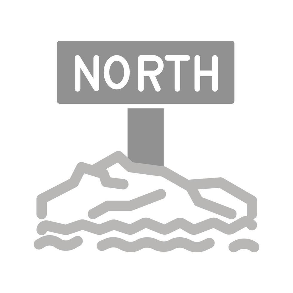 Northpole Icon Design vector
