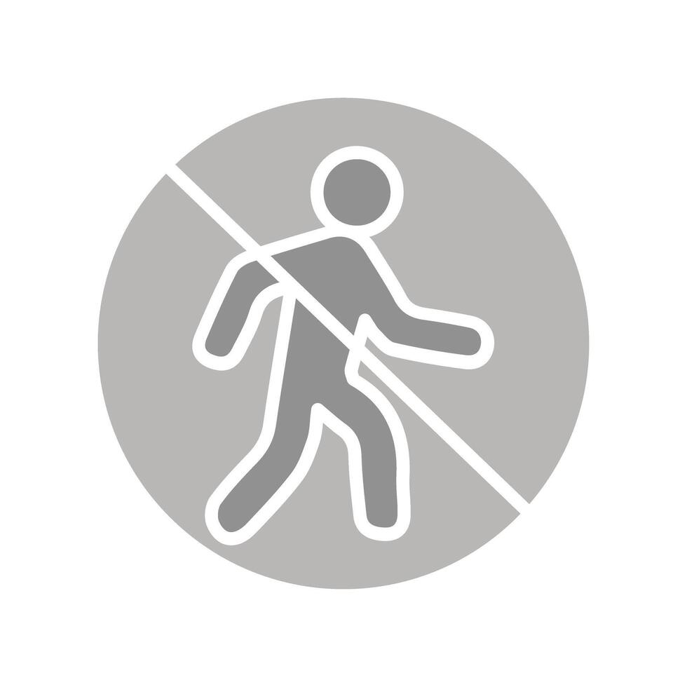 No Entry Sign Icon Design vector