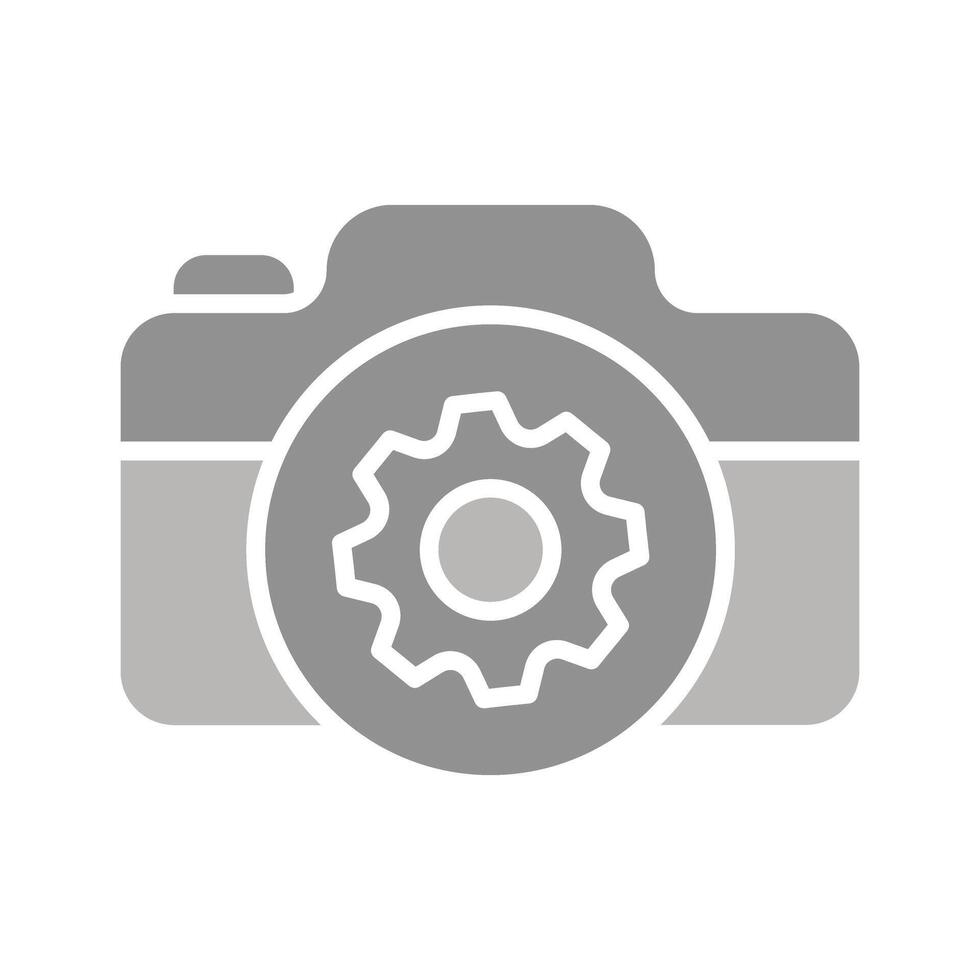 Camera Settings Icon Design vector