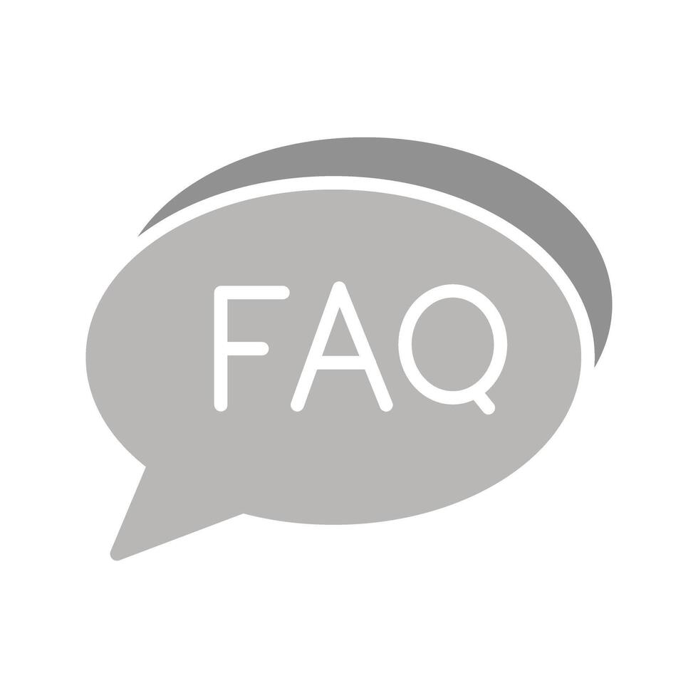 FAQ Section Icon Design vector