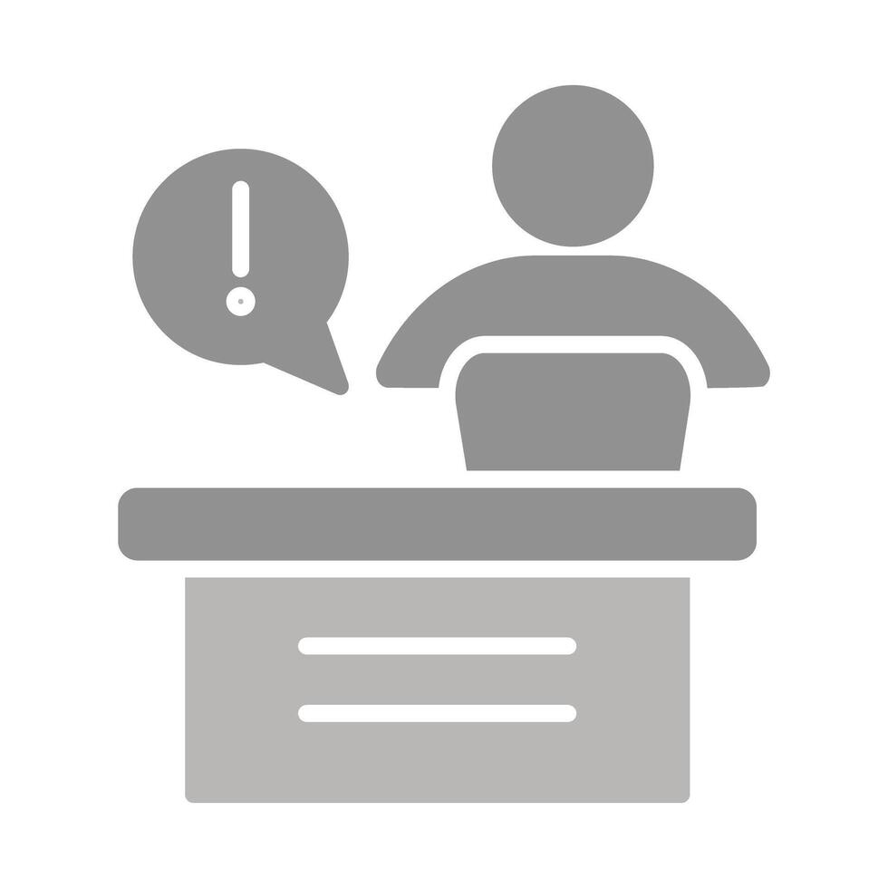 Service Desk Icon Design vector