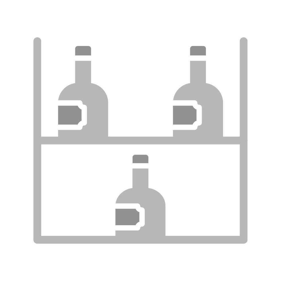 Wine Rack Icon Design vector