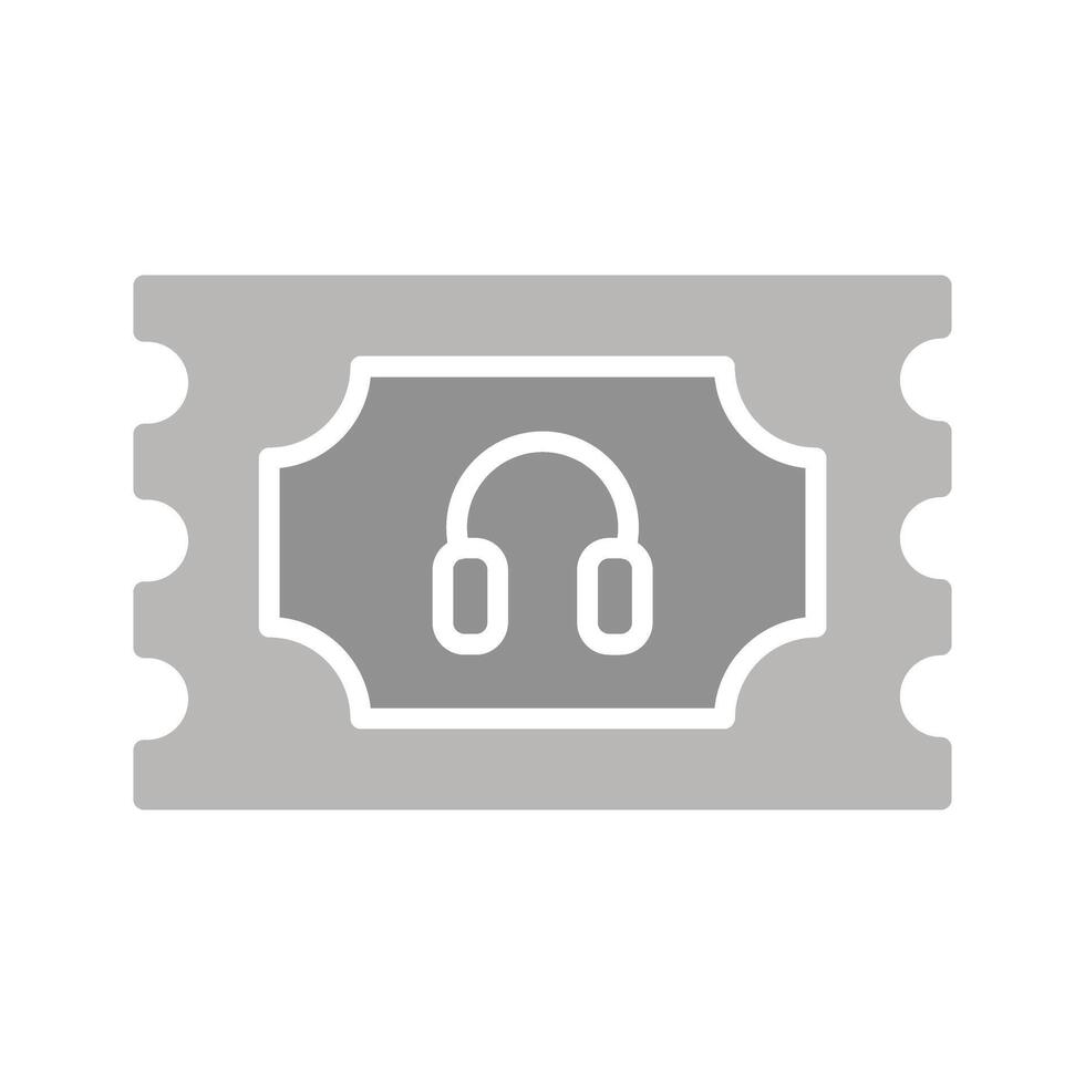 Support Ticket Icon Design vector
