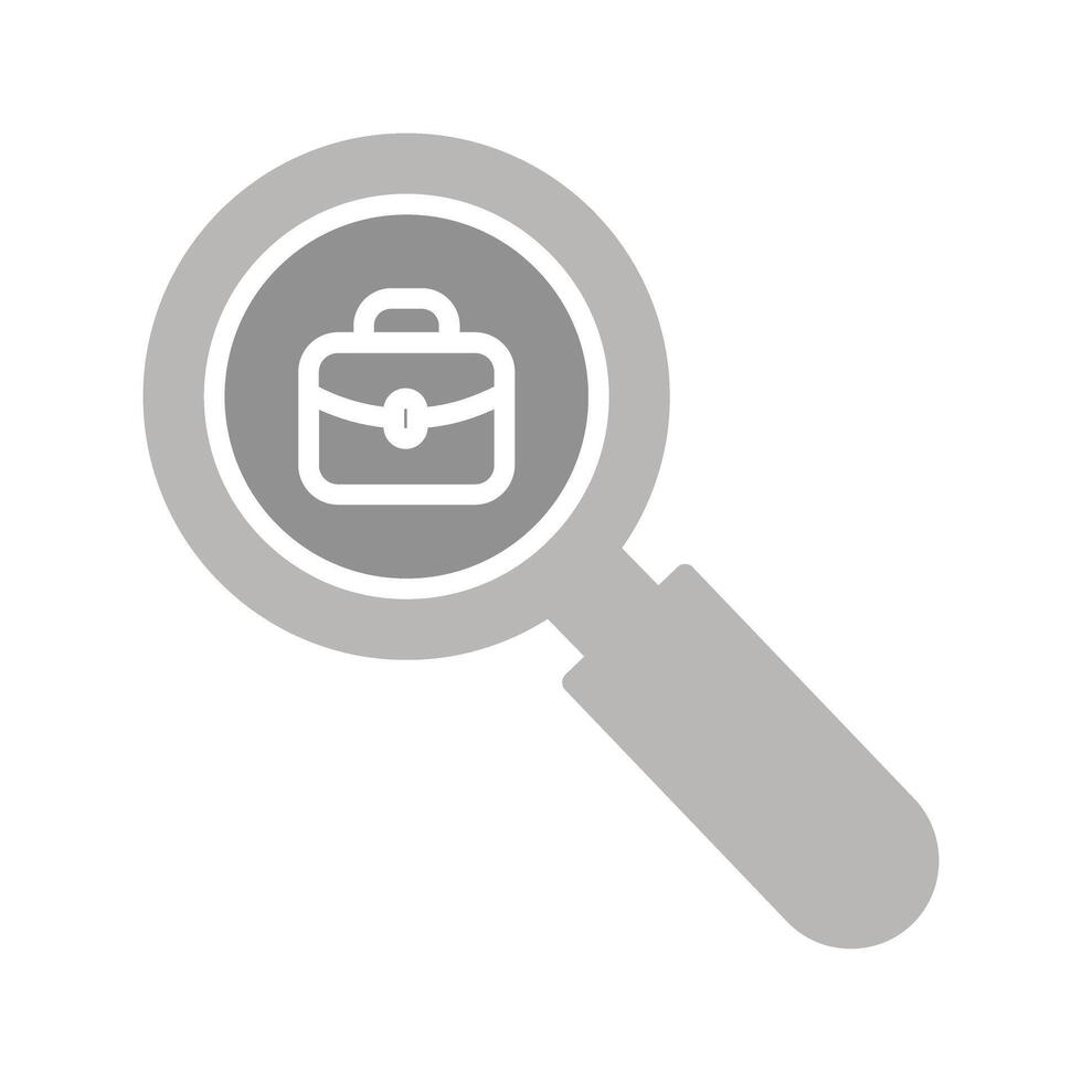 Job Hunting Icon Design vector