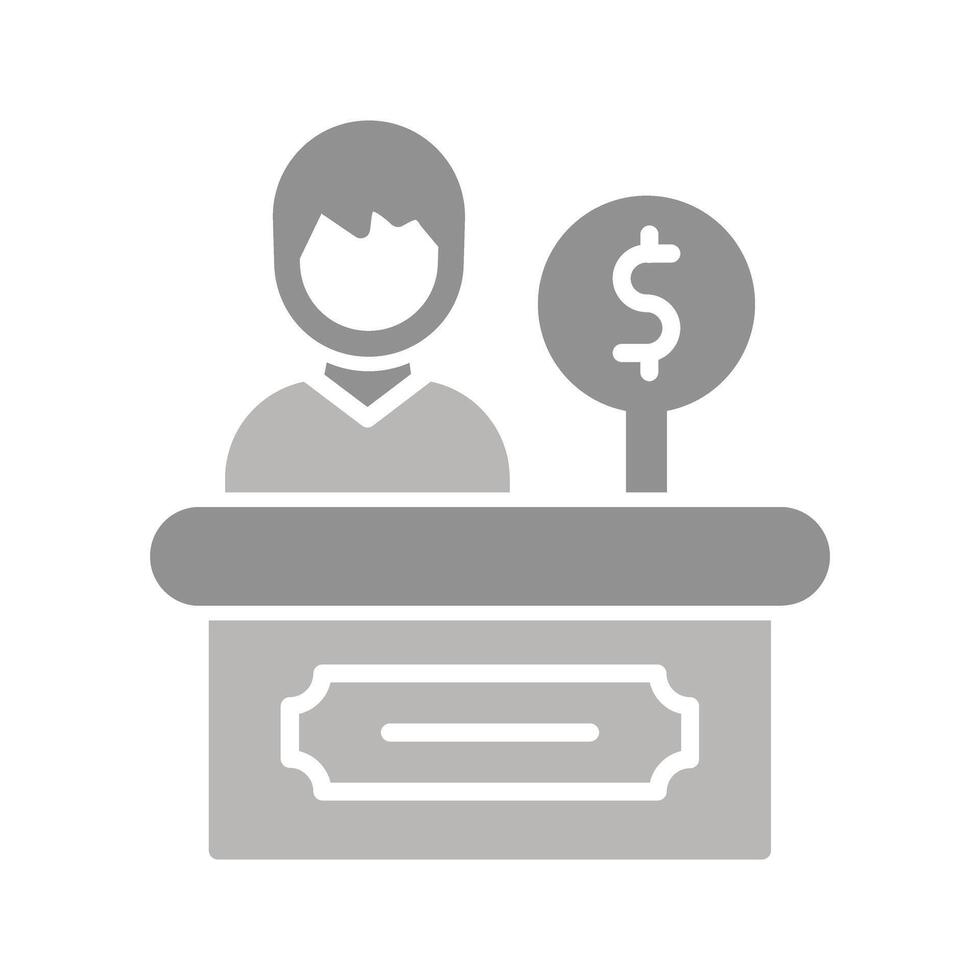Cashier Icon Design vector
