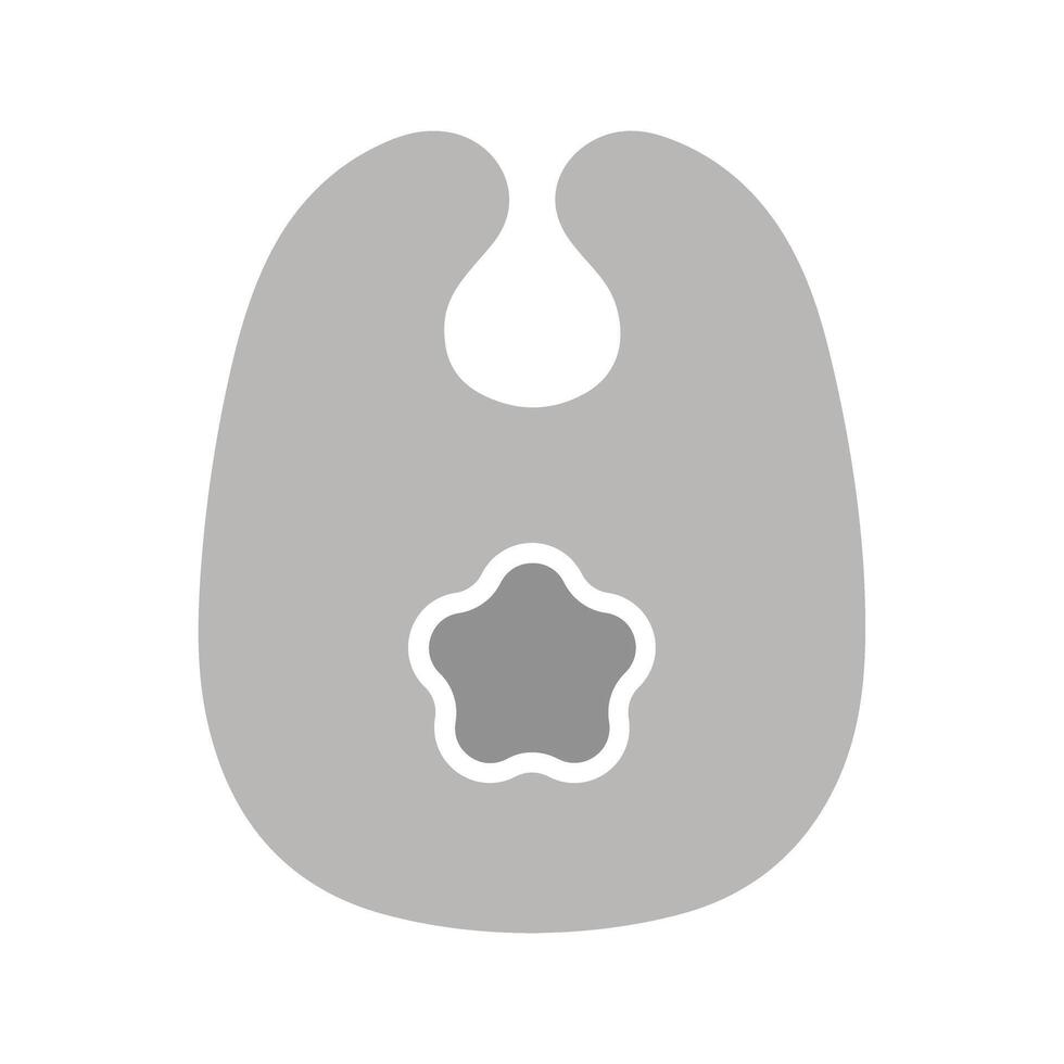Cute Bibs Icon Design vector
