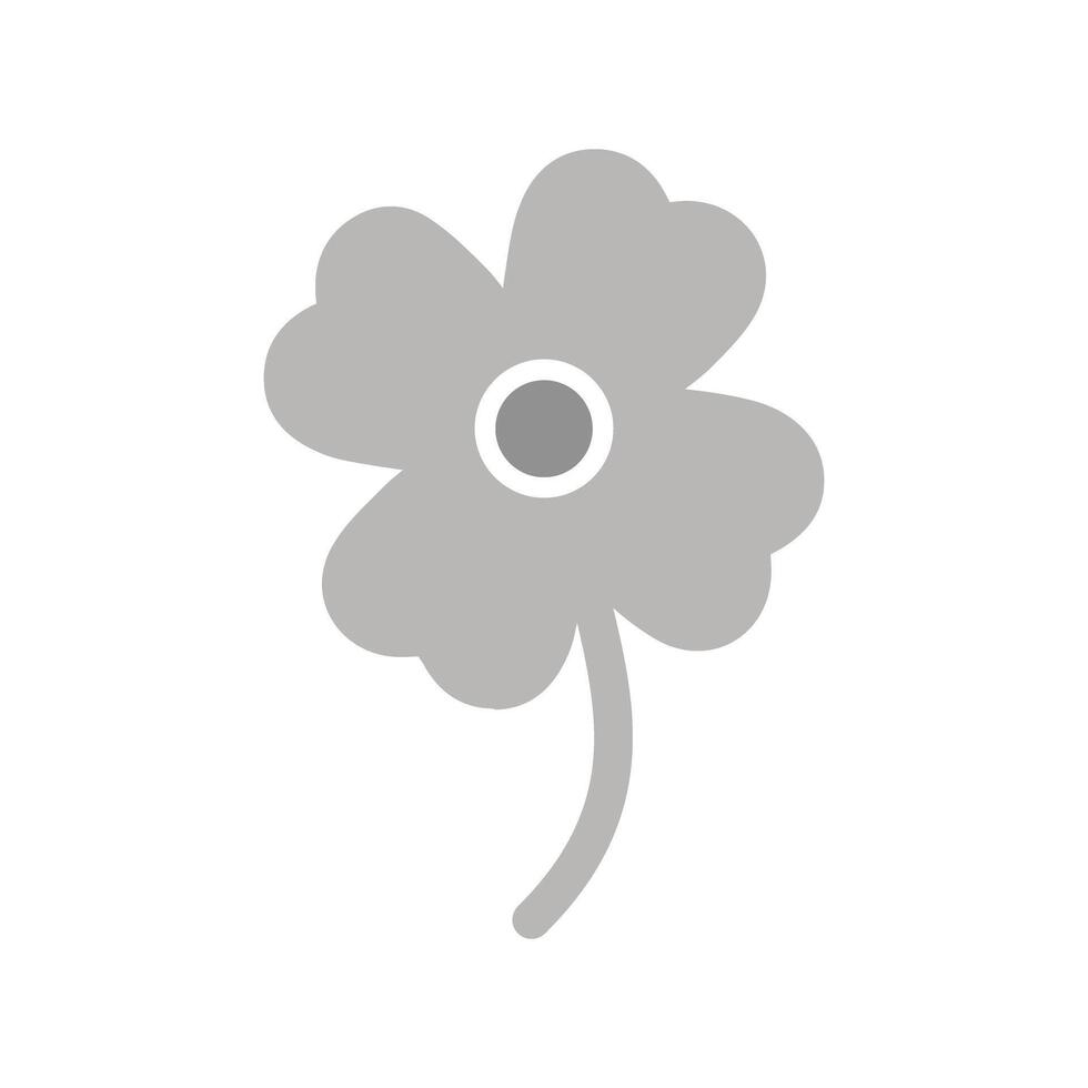 Four Leaf Clover Icon Design vector