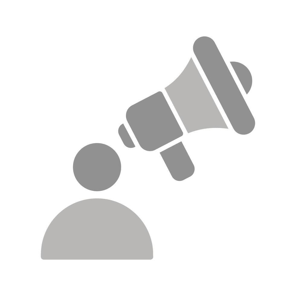 Advertiser Icon Design vector