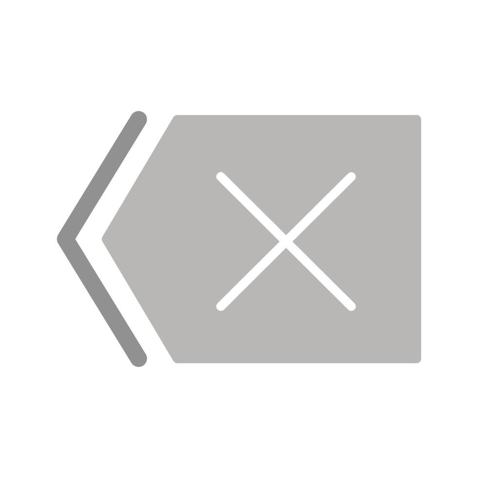 Delete Icon Design vector