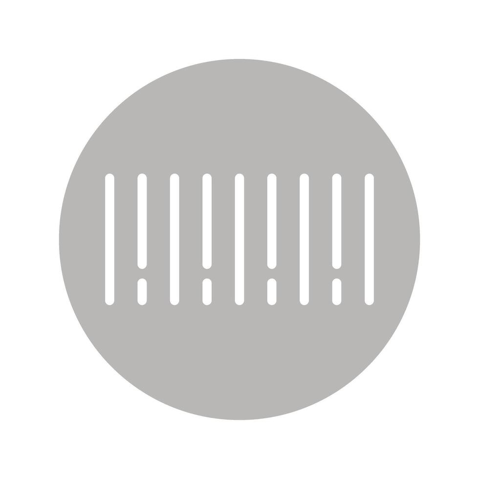 Barcode Sticker Icon Design vector