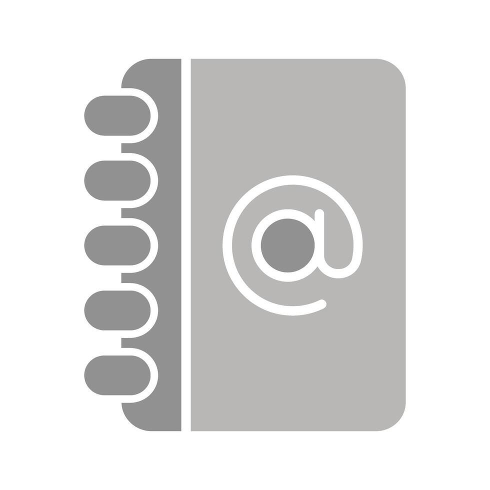 Address Book Icon Design vector