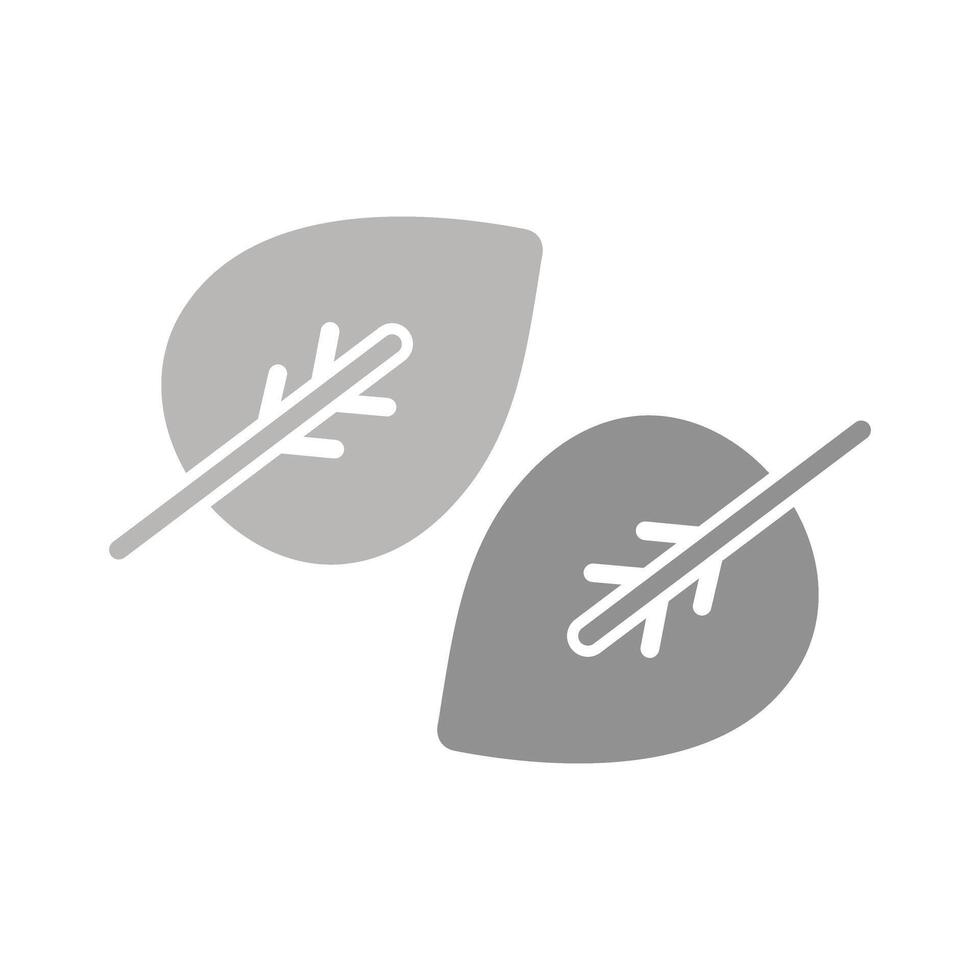 Fallen Leaf Icon Design vector