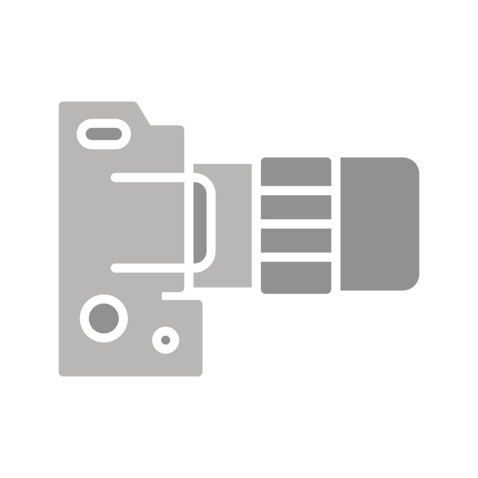 DSLR Essentials Icon Design vector