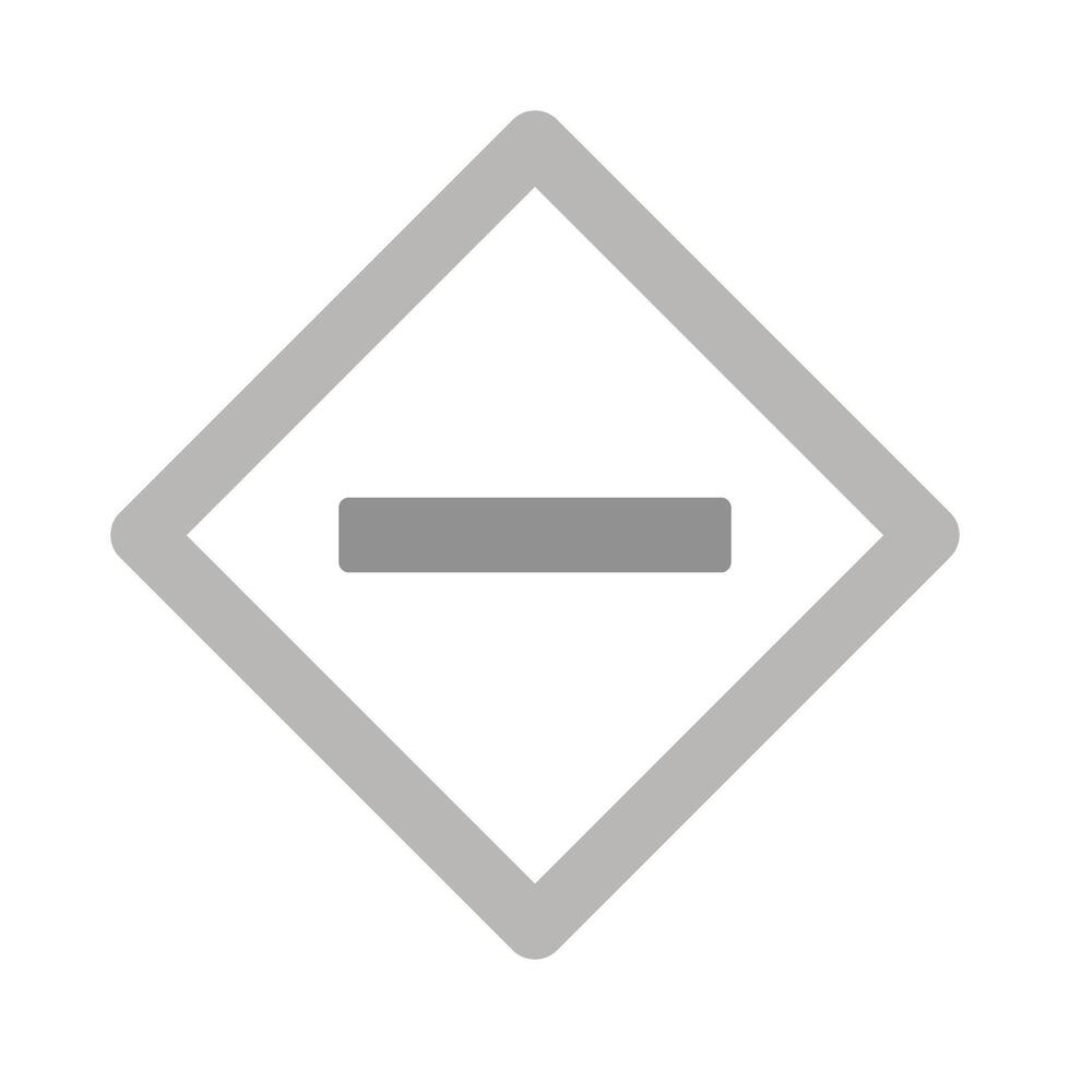 Minus Sign Icon Design vector