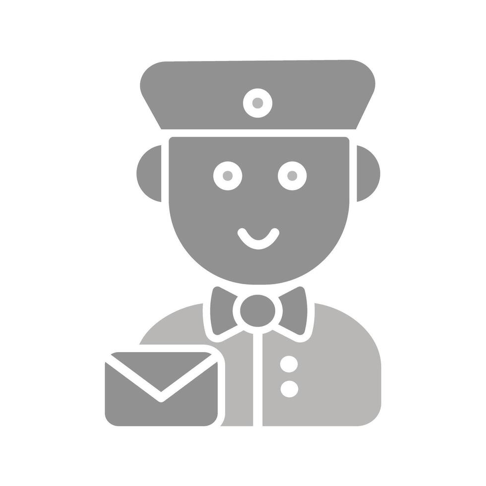 Mail Carrier Icon Design vector