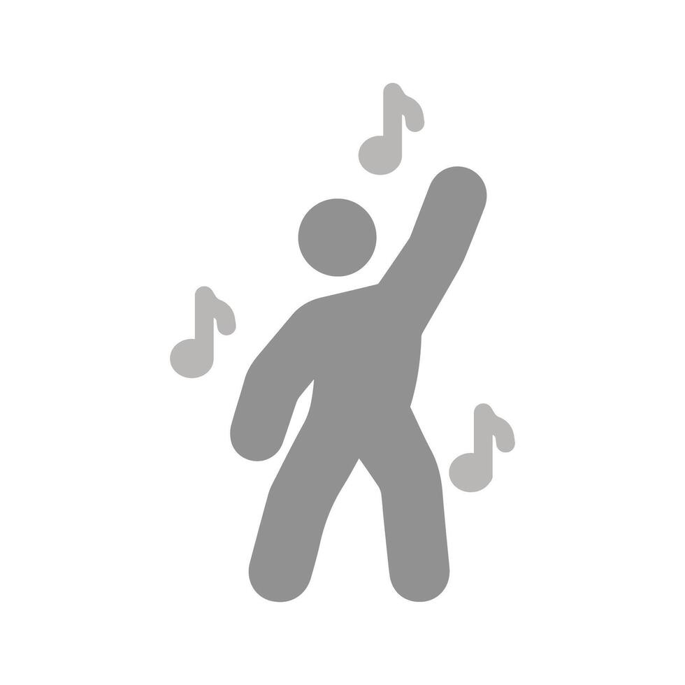 Music and Dance Icon Design vector