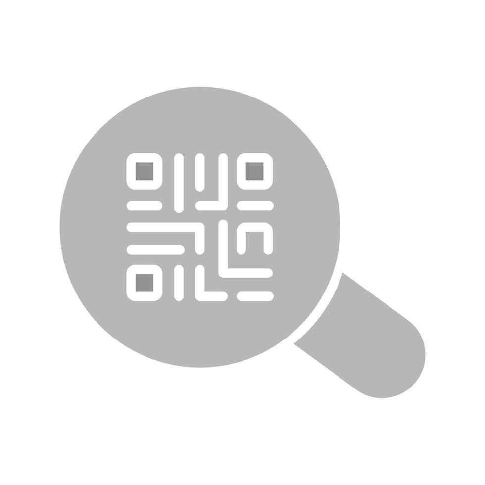 QR Code App Icon Design vector