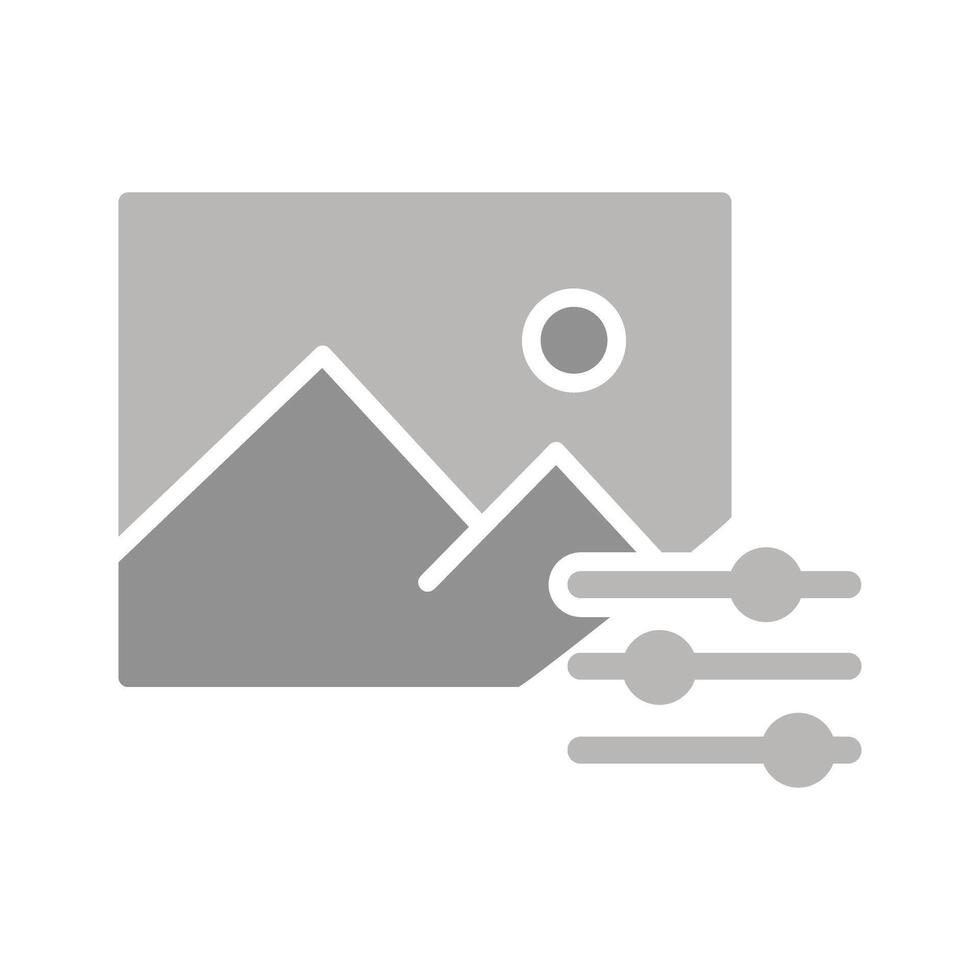 Photo Editing Tools Icon Design vector