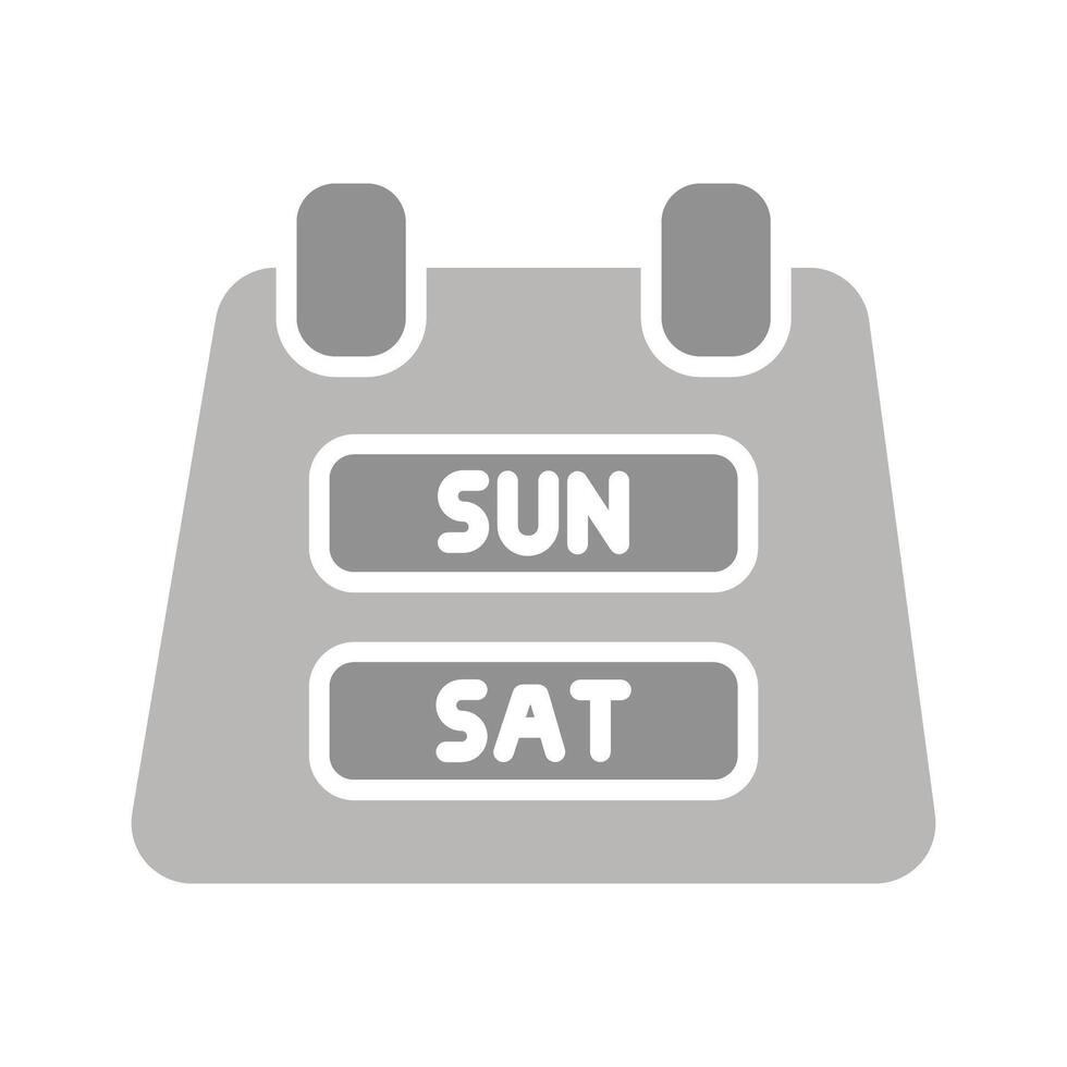 Weekend Getaway Icon Design vector